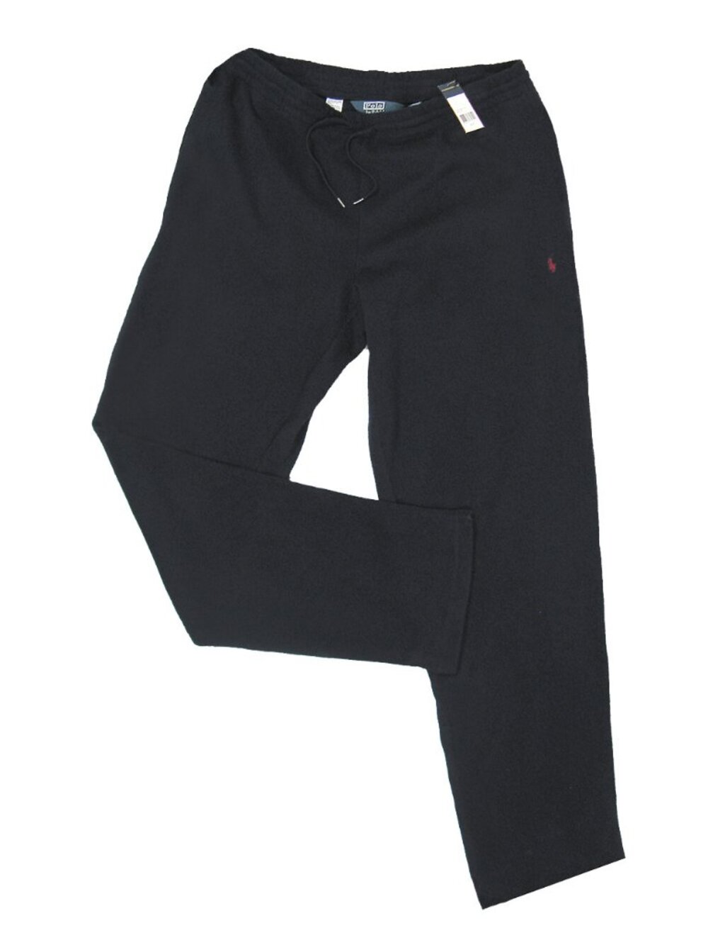 NEW Vintage Polo Ralph Lauren Sweatpants!  3XB  Black  Rib Knit  Red Polo Player